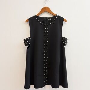 Boohoo Black Studded mini black Dress